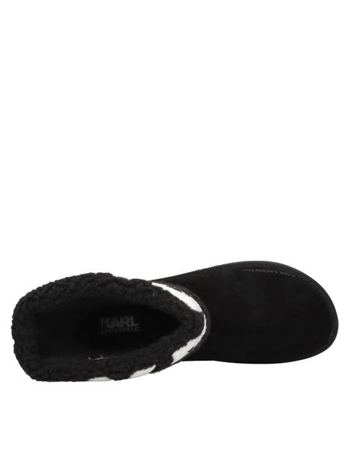 Suede ankle boots KARL LAGERFELD | KL48552NERO